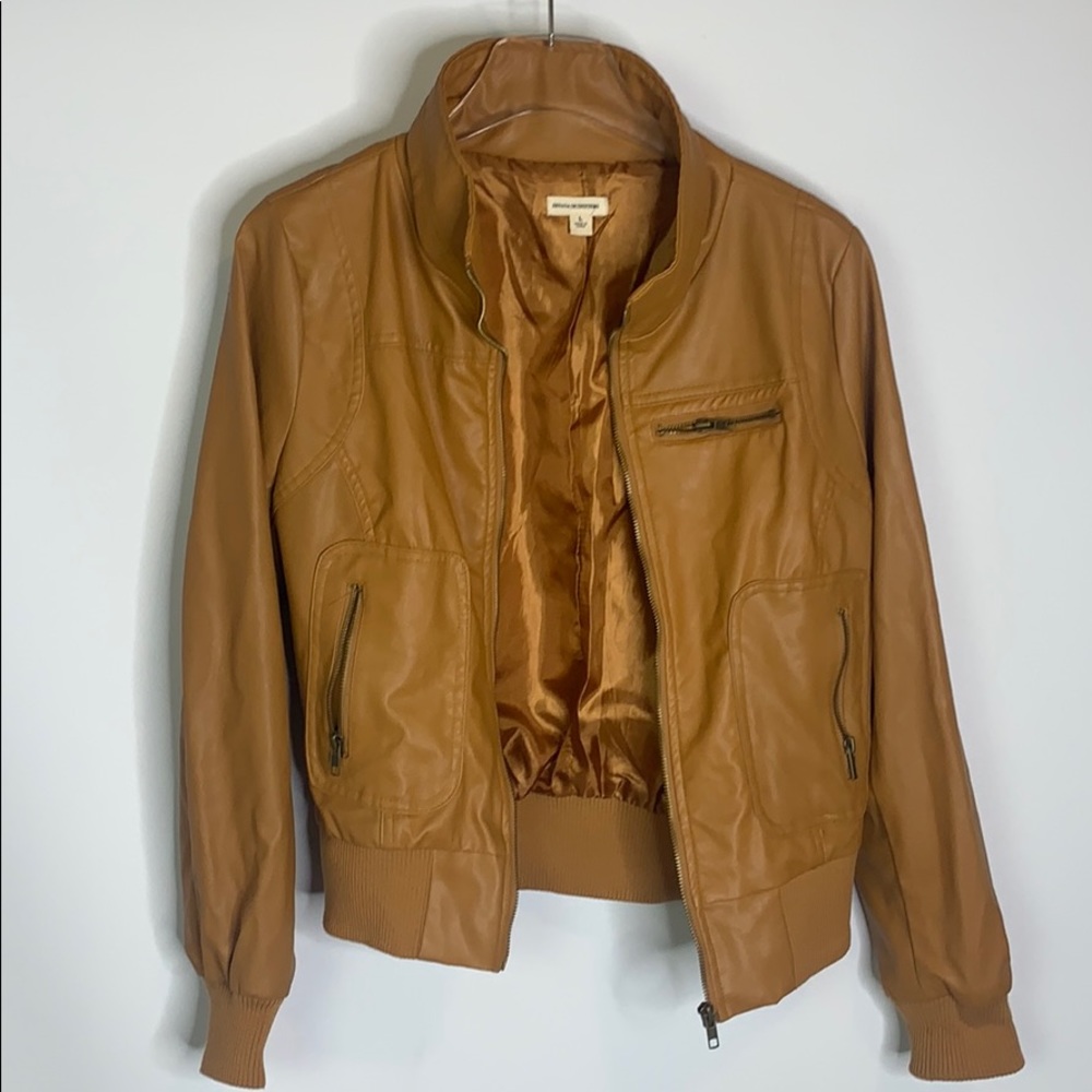 Zenana Outfitters Leather Jacket Size L